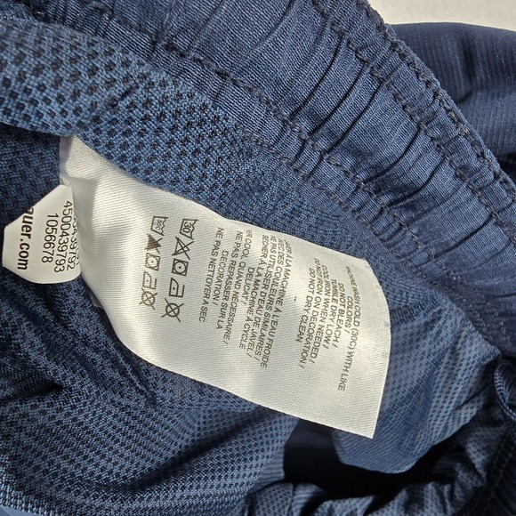 Bauer Team Hockey Track Pants Athletic Joggers Navy Blue Sz S P - Picture 10 of 13